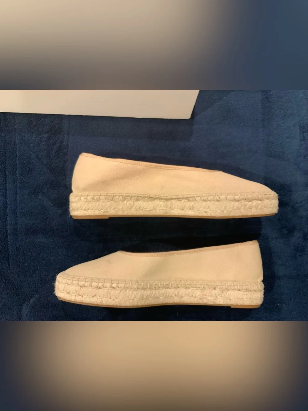 Ralph Lauren Beige Canvas Espadrille Flats- Women’s size 11